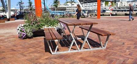 Eden Wood Wix EW 50014-6 Picknickbord Brun, Utemöbler