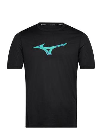 Core Rb Tee T-shirts Short-sleeved Svart Mizuno*Betinget Tilbud