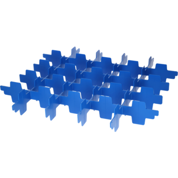 INNDELING BLÅ 25 GLASS