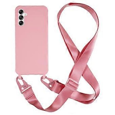 For Samsung Galaxy A05s 4G Bakdeksel Matt TPU-deksel med Lang Snor - Rosa (Rosa)