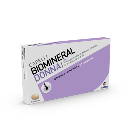 Biomineral Donna 30 Compresse - Integratore Capelli e Unghie