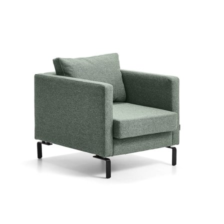 Armchair HARMONY, fabric GAVA, greengrey