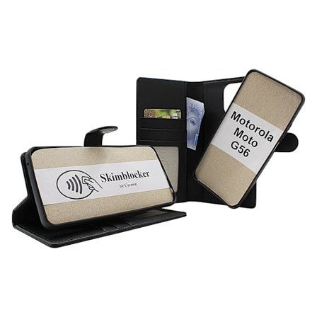 Skimblocker Motorola Moto G56 Magnet Plånboksfodral