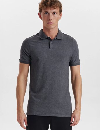 JBS of Denmark Jbs Of Dk Polo Pique - Grey - L