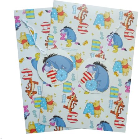 Nalle Puh Presentpapper Ark One Size Flerfärgad