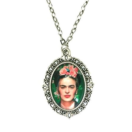 Necklace - Frida Kahlo - XL - Silver