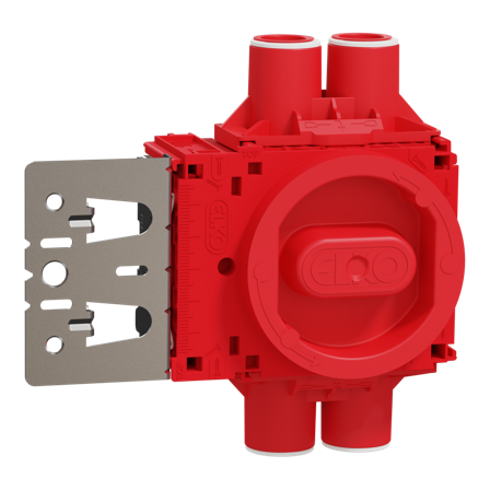 Elko EKO10444 Apparatdosa Flexi+, infälld 4x16/20 Hög, med regelfäste, Installationsmaterial