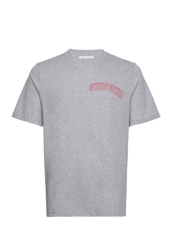 Bobby Ivy Logo T-Shirt T-shirt Grå Wood Wood