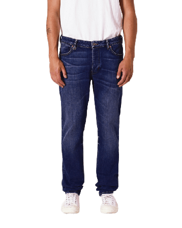 Neuw Lou Slim Del Marmid Indigo Byxor Herr Blå w33l32