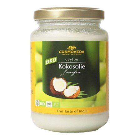 Cosmoveda Jomfru kokosolie Ø 550 ml, Helse & Madvarer, Olier & Eddike, Kokosolie