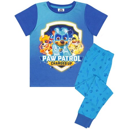 Paw Patrol Boys Mighty Pups Pyjamas Set 4-5 år Blå