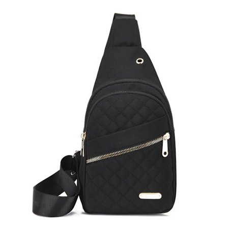 Tyverisikre slyngtasker til kvinder, lette skuldertasker, crossbody-tasker, brysttaske, udendørs rygsæk