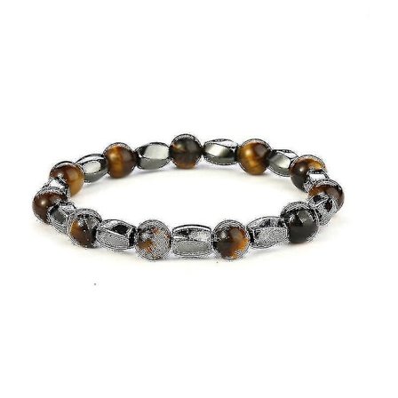 Mode Magnetarmband Tigeröga Stenarmband Par