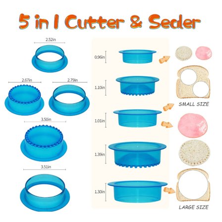 Bröd Sandwich Form - Uncrustables Barn Sandwich Cutter - Sandwic