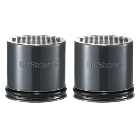Lifestraw Replacement Carbon Capsules 2-pk Grey