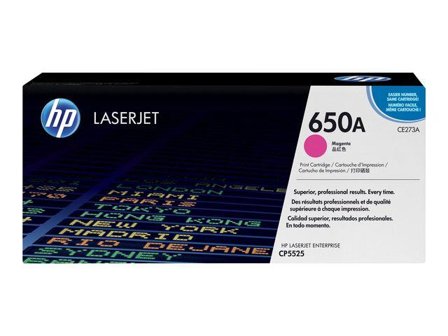HP 650A - magenta - original - LaserJet - tonerpatron (CE273A)