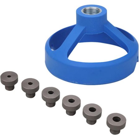 ING Boreguide, Punch Locator Clamp, Vertikal Boreguide, Høy Presisjon Klemming, Blå