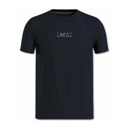 Tommy Hilfiger Square Logo Tee Desert Sky Blå, Herre T-shirts