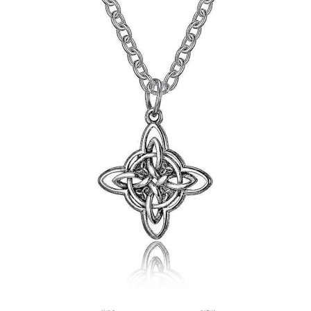 Vintage Keltisk Knude Halskæde Rustfrit Stål Uendelig Kærlighed Spænde Knude Titanium Stål Vedhæng Bedste Valentinsdagsgave