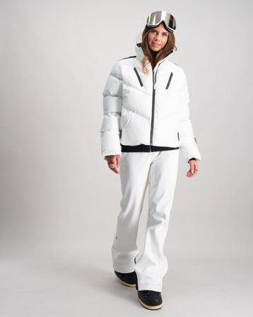 8848 Altitude Josephine Ski Pants Valkoinen Toppahousut/Kuorihousut Tytöt - Kids Brand Store