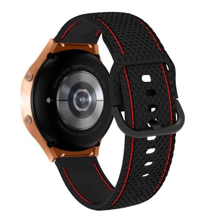 Armbånd - AVIZAR - Galaxy Watch 5 / 5 Pro / 4 - Bicolor Silikone - Justerbar - Spænde