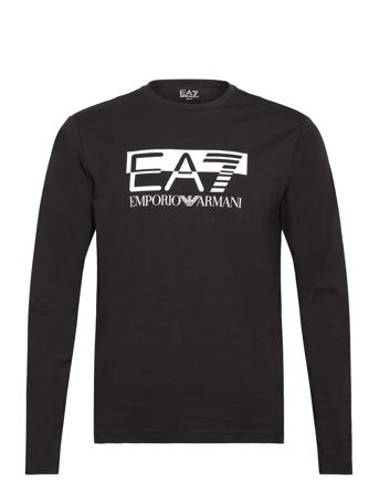 T-Shirts T-shirts Long-sleeved Svart EA7*Betinget Tilbud