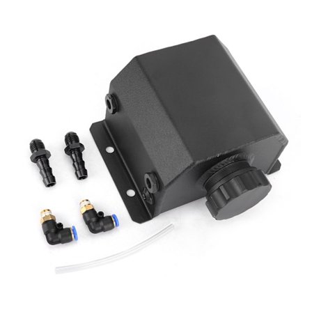 1L firkantet radiator kjølevæske ekspansjonsflaske utvinning vanntank reservoar