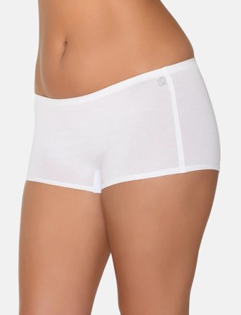 URBAN QUEST Women Bamboo Shorts Brief - White - S