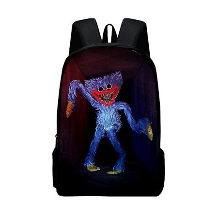 3pcs Poppy Playtime Backpack & Lunch Box Child Students School Bag Rucksack, Lunch Bag, Pencil Case | Gamer Merchandise