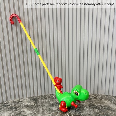 Push-Pull Lära-Gå-Leksak, Interaktivt Flygplansspel för Barn, Tålig ABS-Plast, Inga Batterier Krävs, Perfekt Julklapp Thanksgiving Nyår[D]