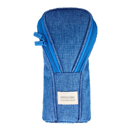 Stående Blyantveske Penneholder Stor Stasjonær Oppbevaring Blå