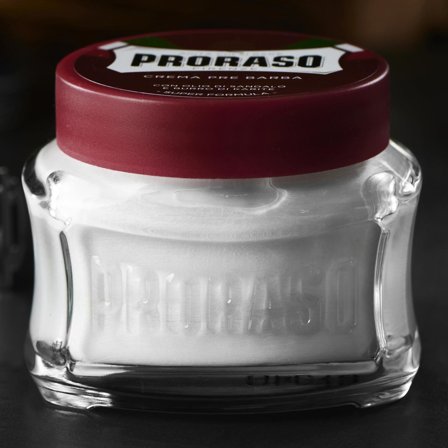 Spumă de ras 100 ml cu lemn de santal și unt de Shea pentru bărbați - Creme și săpunuri de ras