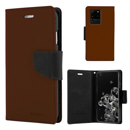 MERCURY Fancy Diary - Samsung Galaxy S20 Ultra - Brun