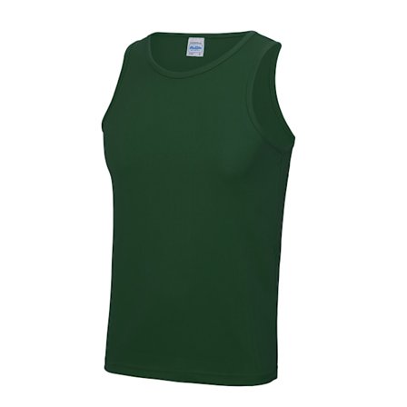 AWDis Just Cool Herr Sport Gym Enkel Tank Top / Linne XL Bottle
