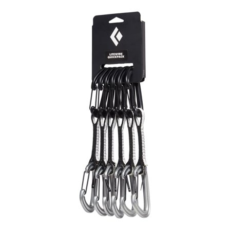 Black Diamond LiteWire Quickpack 12cm Mountaineering equipment Black OneSize