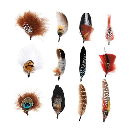 Hattefjer Cowboy Hat Feather til Fedora Hatte Kostume Julefest Hatte Style A (FMY)