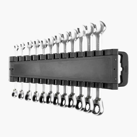 Spärrblocknyckelsats multi 12 st 8–19 mm - Biltema