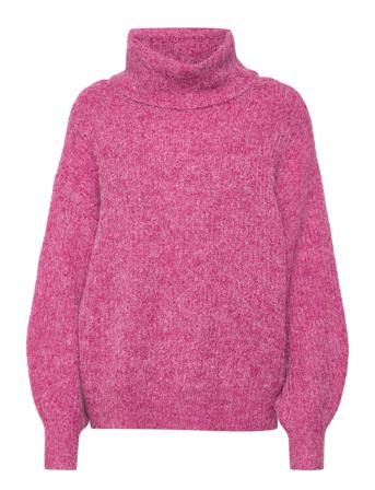 Vmjulie Ls Cowlneck Boxy Blouse Ga Boo Purple Vero Moda