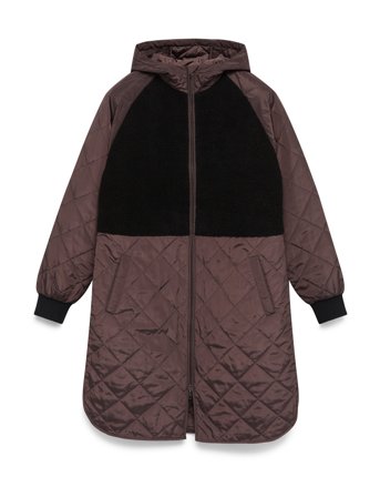 Mschadelyna Kiara Hood Jacket Brown MSCH Copenhagen