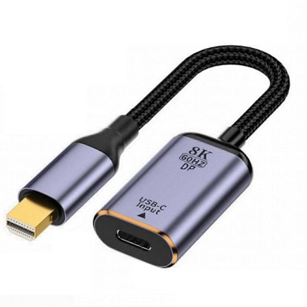 USB-C till Mini Displayport Adapter Konverter USB-C Typ C Hona Källa till Mini Displayport 1.4 8K 6
