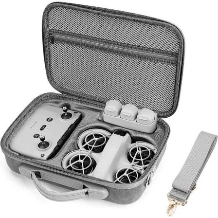 Allecto Premium - Kantolaukku Dji Neo Fly More Combo -laitteelle - Säilytyslaukku Dji Neo -drone-tarvikkeille - RC-N3-dronen matkalaukku lisätilalla