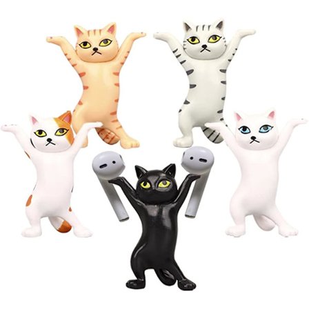 5 stk Katt Kontorrekvisita Holder, Dansende Penneholder, Dansende Katt Penneholder