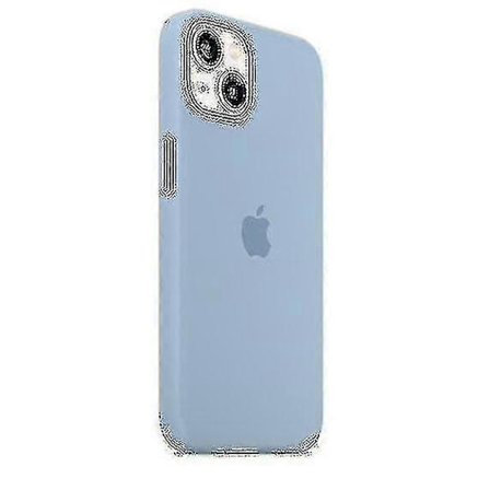 iPhone 13 Silikone Cover med MagSafe - Blødt Beskyttende Telefon Cover, Stødsikkert Bagcover, Slim Fit Blå Tåge