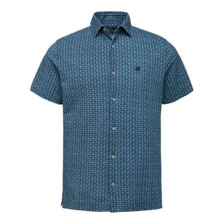 Vanguard, Short sleeve shirt cf soft pique p mood Blauw, Heren, Maat:M