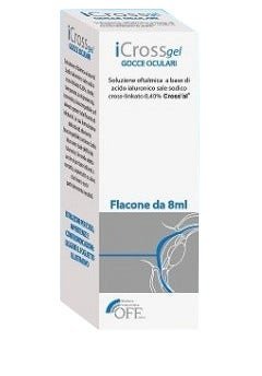 iCross Gel Gocce Oculari 8 ml - Sollievo e Idratazione Occhi