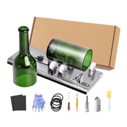 Glassflaske Cutter 5 Nylonhjul Avtakbar Skarpt Vinflaske Kutting Verktøy for DIY