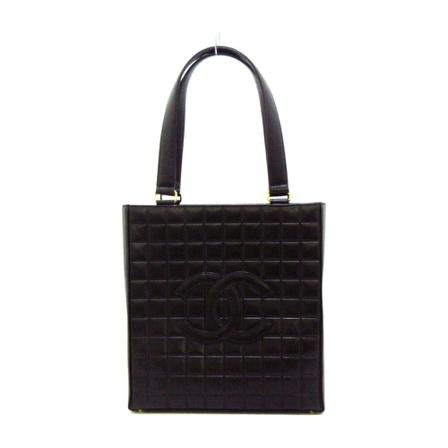 Chanel Vintage Tote Bags Sort, Dame Vintage Tasker, Størrelse: ONE Size