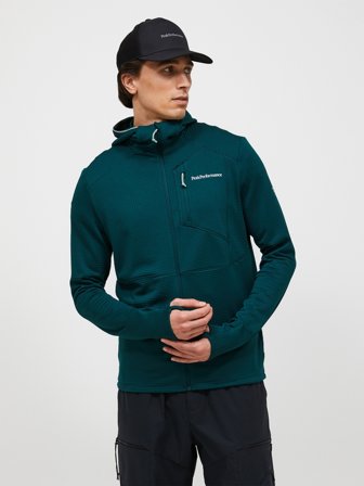 Trail Polartec Power Grid Zip Hood Men