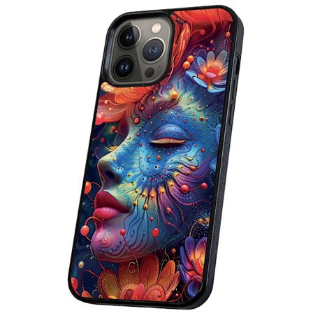 iPhone 16 Pro Max - Skal/Mobilskal Psychedelic