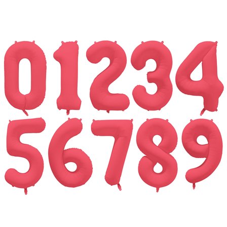 Tallballong Rød Neon